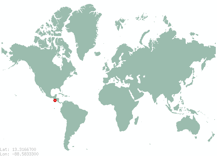Jiquilisco in world map