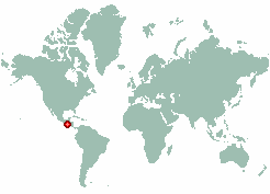 Mizata in world map